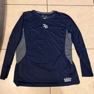 Nike Tampa Bay Rays Dri-Fit Long Sleeve Shirt MLB - Size XXL